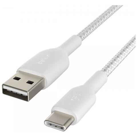 Cavo Intrecciato Da Usb-c A Usb-a 1m - Bianco - Foto 3
