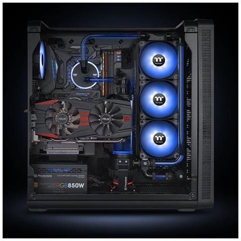 PC- Gehäuselüfter Thermaltake Pure A14 LED - Blue - Foto 2