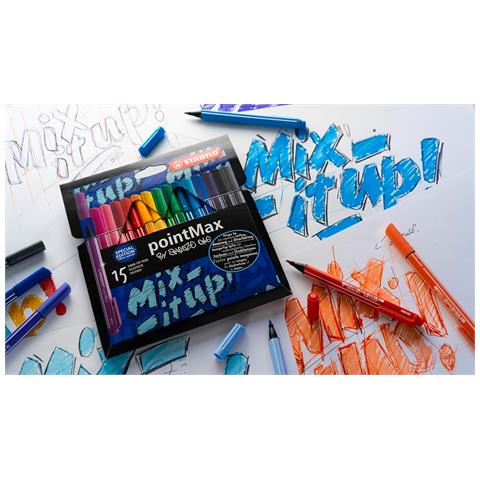 pointMax - Fineliner Premium - Astuccio da 24 - Colori assortiti - Foto 2