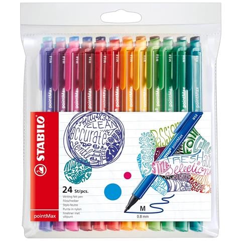 pointMax - Fineliner Premium - Astuccio da 24 - Colori assortiti - Foto 1
