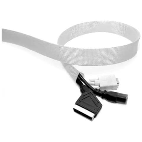 Rotolo di Calza Universale per Cavi 50M Colore Argento - Foto 1