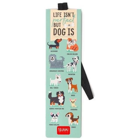 Se0236 - Segnalibro Con Elastico - Life Isn't Perfect But My Dog Is - Foto 1