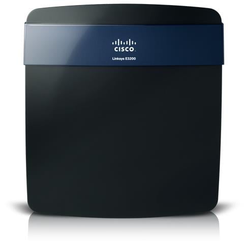Wireless Router Linksys E3200 - IEEE 802.11n - 2,40 GHz ISM band - 5 GHz Banda UNII - 6 x Antenna - 300 Mbps Velocità wireless - 4 x Porta di rete - 1 x Porta banda larga - USB - Gigabit Ethernet Desktop - Foto 4