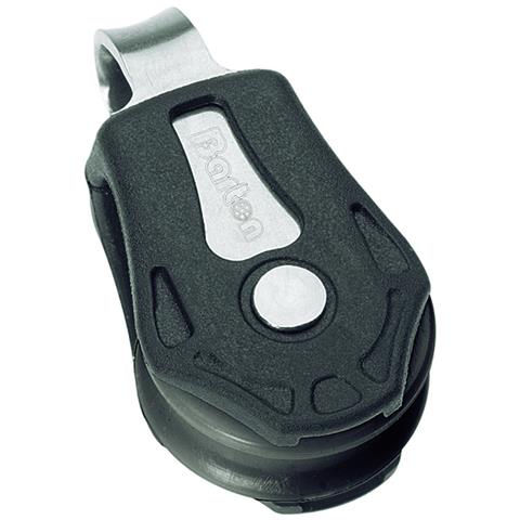 Serie 0 - Bozzello Singolo Con Occhio Fisso, Cima Maxmm. 5, Max Carico Di Lavoro Kg. 275, Carico Di Rottura Kg. 550, Dimensioni Puleggia Mm. 20 X 8, Lunghezza Mm. 39.1 - Foto 1