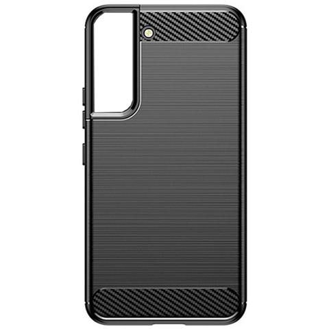 Custodia B-case Tpu Silicone Cover Case Per Samsung Galaxy S22+ Plus S906 Carbon Metal Black - Foto 2