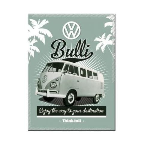 Vw Retro Bulli Tin Sign 15x20 Cm - Foto 1