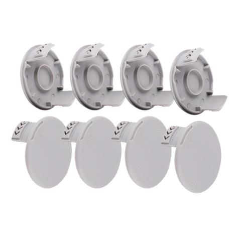 Confezione Da 4 Tappi Per Bobina Di Ricambio Per Decespugliatore Ryobi String Trimmer Weed Eater Grigio Ryobi Ac80rl3/ac14rl3a - Foto 1