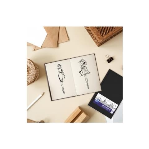 400152623 quaderno per scrivere A4 48 fogli Nero - Foto 6