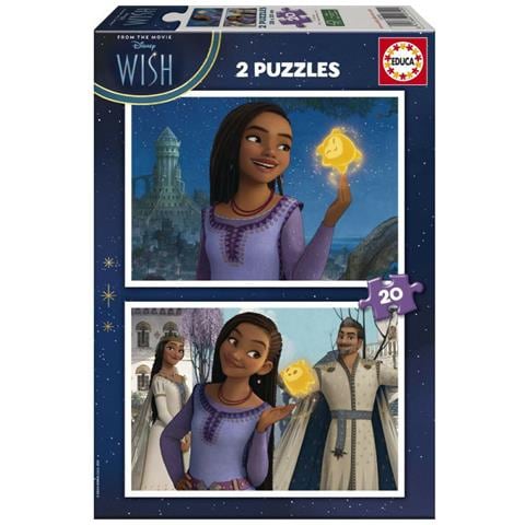 Set Di 2 Puzzle Disney Wish 20 Pezzi - Foto 1