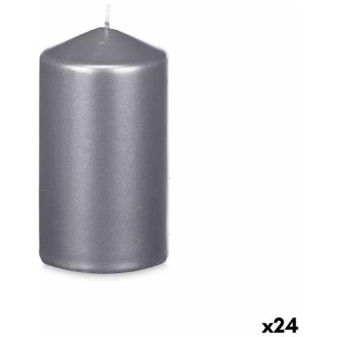 Candela Argentato 7 X 13 X 7 Cm (24 Unità) - Foto 1