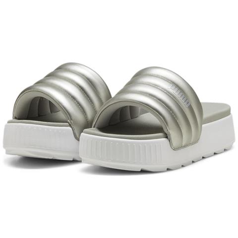 Karmen Slide Puffy 39539903, Donne, Grigio, 39 - Foto 2