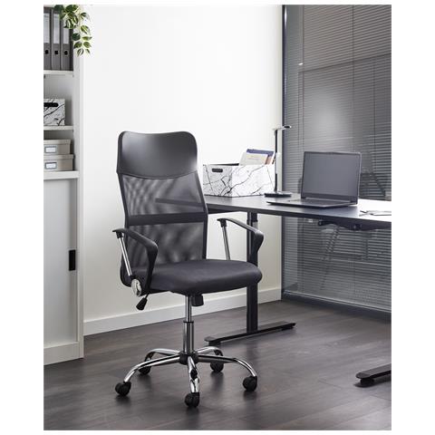 Sedia Da Ufficio Design Grigio - Foto 8