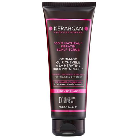 Scrub Purificante Alla Cheratina Per Capelli Danneggiati, Stressati - Rivitalizza, Esfolia E Rinforza - Aloe Vera, Olio Di Argan, Olio Di Mandorle Dolci - Senza Solfati,gmo,silicone - 250ml - Foto 1