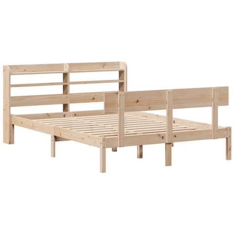 Letto Senza Materasso 120x200 Cm In Legno Massello Di Pino - Foto 3