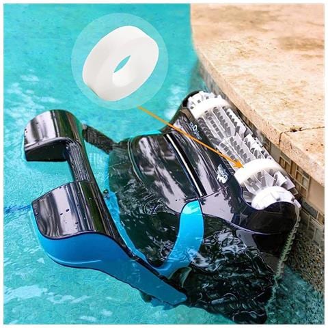 Ruote Di Ricambio Per Pulitori Per Piscine Dolphin, Confezione Da 4 - Foto 2
