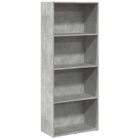 Libreria Grigio Cemento 60x30x152 Cm In Legno Multistrato - Foto 2