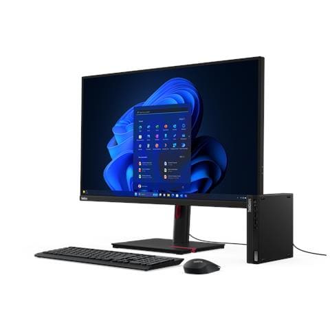 ThinkCentre M70q Gen 5 Intel® Core™ i3 i3-14100T 8 GB DDR5-SDRAM 256 GB SSD Windows 11 Pro Mini PC Nero - Foto 2