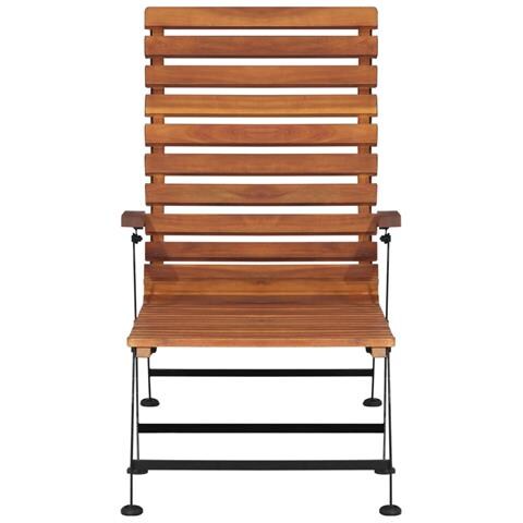 Lusso Casadino -  Sedia A Sdraio Per Esterni In Legno Massello D'acacia - Foto 1