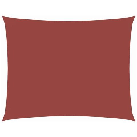 Parasole A Vela Oxford Rettangolare 3x4 M Terracotta - Foto 1