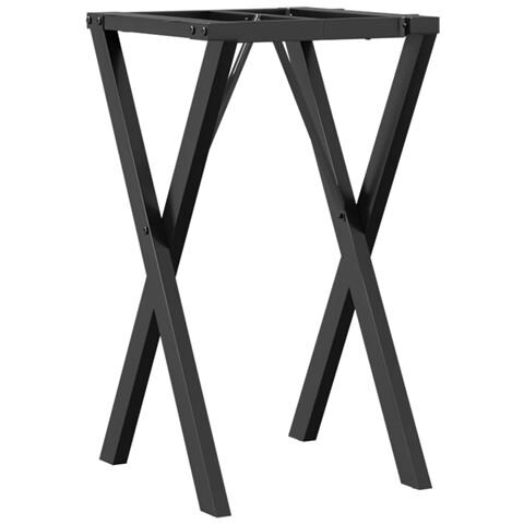 Lusso Casadino -  Telaio Gambe A X Per Tavolo Da Pranzo 40x40x73 Cm In Acciaio - Foto 1