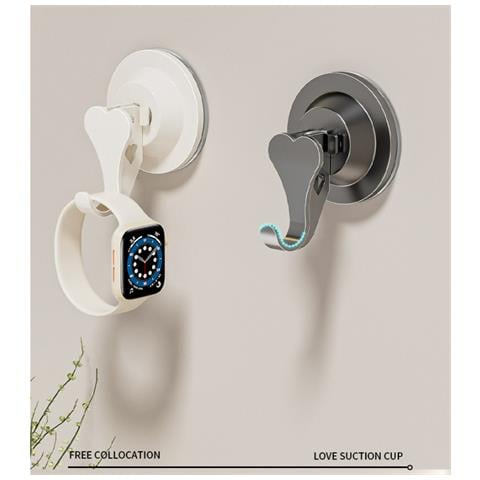 Ganci A Ventosa Resistenti - Set Di 3 Grey - Foto 2