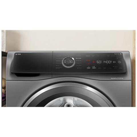 Serie 8 WNC254AS0 lavasciuga Libera installazione Caricamento frontale Acciaio inox D - Foto 8