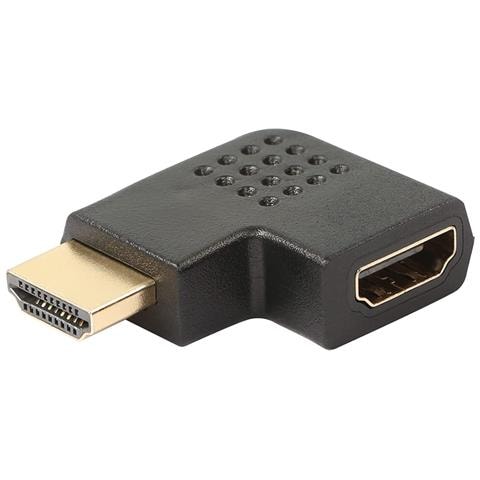 Adattatore HDMI Maschio / Femmina Angolato 90° (IADAP HDMI-R) - Foto 1