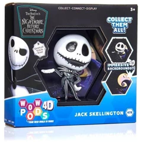 Figura Decorativa Collegabile Di Jack Skellington Effetto 4d, Nero - Foto 2