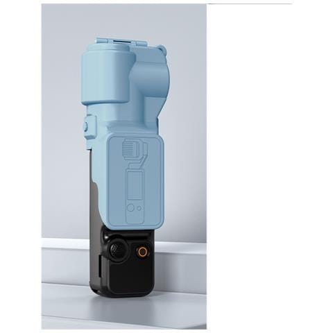 Protezione Obiettivo Corta Compatibile Con Dji Pocket 3 - Copertura Integrale Per Obiettivo E Schermo Blue - Foto 3