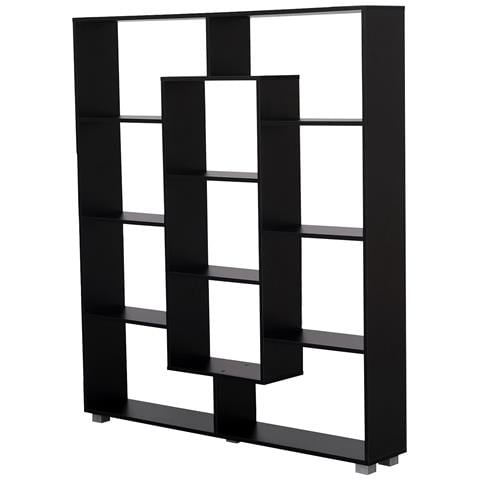 Libreria Multiforme A 11 Ripiani Nero Emily - Foto 1