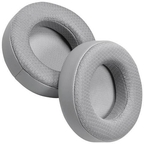 2 Cuscinetti Auricolari In Tessuto A Rete Compatibili Con Corsair Virtuoso Rgb Series - Cuscinetti Auricolari Di Ricambio Grey - Foto 2