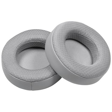 2 Cuscinetti Auricolari In Tessuto A Rete Compatibili Con Corsair Virtuoso Rgb Series - Cuscinetti Auricolari Di Ricambio Grey - Foto 1