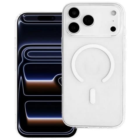 Clear Mag Mid Custodia Tpu Cover Case Compatibile Con Magsafe Per Apple Iphone 17 Pro - Foto 1