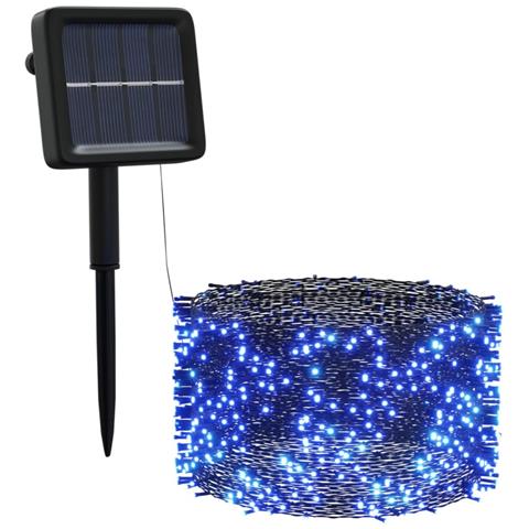 Lusso Casadino - Luci Solari Fatate 5 Pz 5x200 Led Blu Interni Esterni - Foto 2