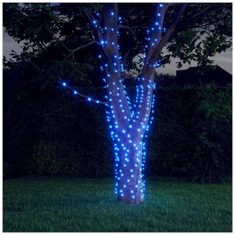 Lusso Casadino - Luci Solari Fatate 5 Pz 5x200 Led Blu Interni Esterni - Foto 8