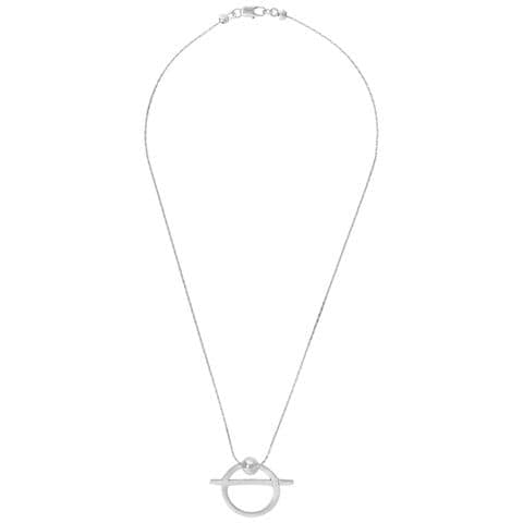 Ciondolo Girocollo In Argento A Forma Di Pagliaccio, Argento 925, 40 Cm - Foto 1