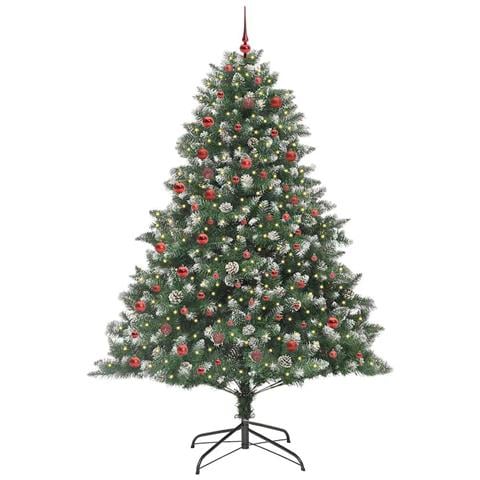 Albero di Natale artificiale con 300 LED Verde 210 cm - Foto 2
