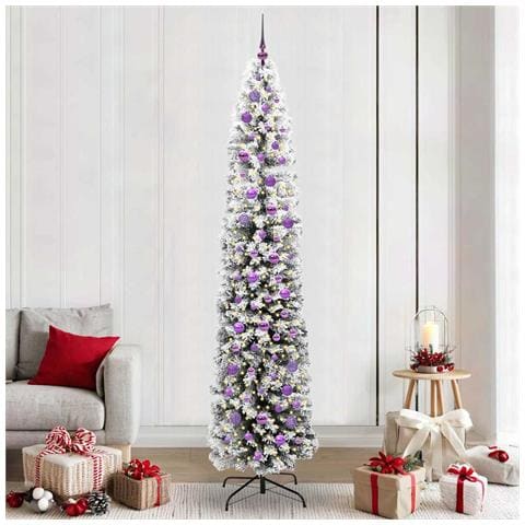 Albero di Natale artificiale con 300 LED Verde 240 cm - Foto 2
