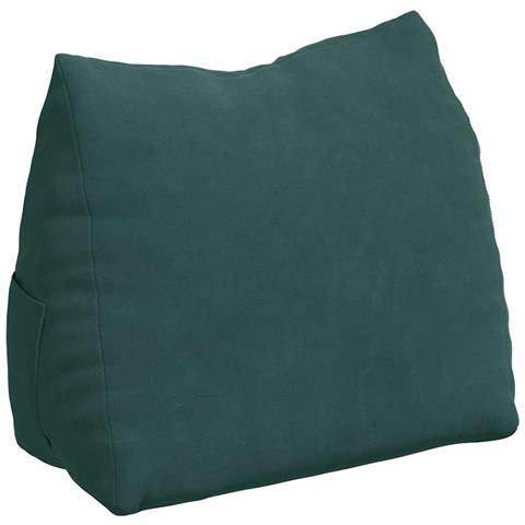 Cuscino per Schiena Verde Scuro 45 x 20 x 35 cm - Foto 1