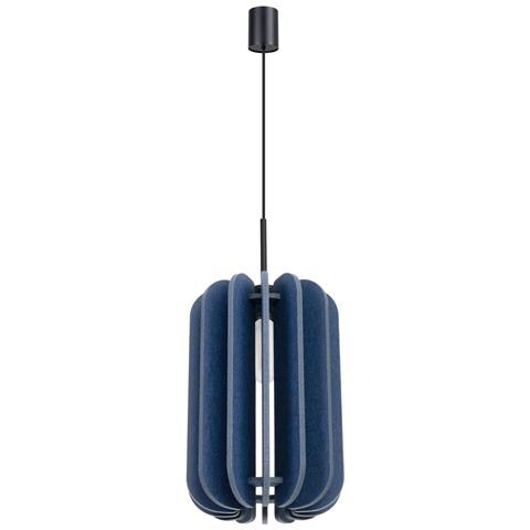Lampada A Sospensione Mula 27 Navy Sl. 1859 - Moderno Lampada A Sospensione Blu Navy /nero 165x27x27 Cm - Foto 2