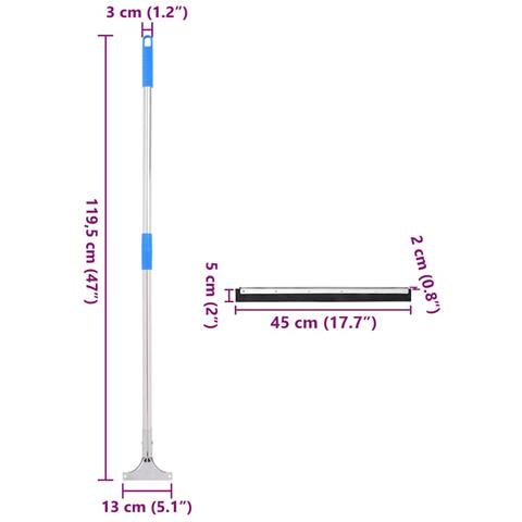 Tergipavimento 5 pz 45,5x119,5 cm in Acciaio e Gomma - Foto 8