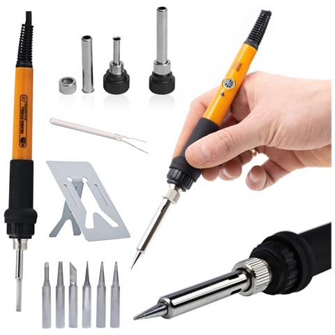 Set Di Saldatura Op60w - Precisione E Potenza 60w | Regolazione Temperatura 200-450°c | Uso Professionale E Fai-da-te - Foto 1