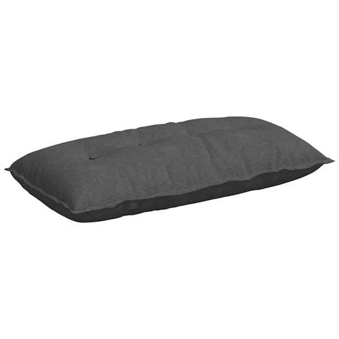Cuscino per Schiena Grigio scuro 100 x 50 cm Tessuto in Cords - Foto 1