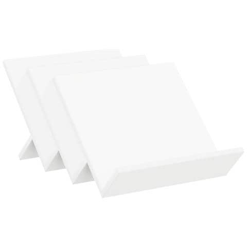 Scaffale per riviste Bianco 53 x 40 x 28.5 cm Legno multistrato - Foto 1