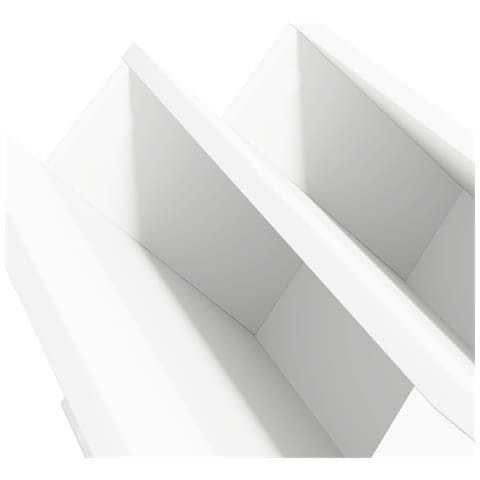 Scaffale per riviste Bianco 53 x 40 x 28.5 cm Legno multistrato - Foto 9