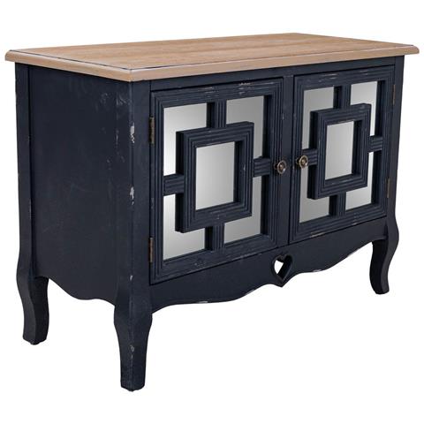 Mobile Da Ingresso In Legno Nero 83x36x56,5h - Foto 1