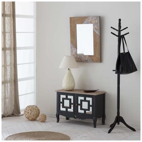 Mobile Da Ingresso In Legno Nero 83x36x56,5h - Foto 2