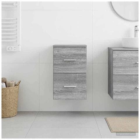 Armadio Bagno In-between Sonoma grigio 30 x 35 x 50 cm - Foto 8