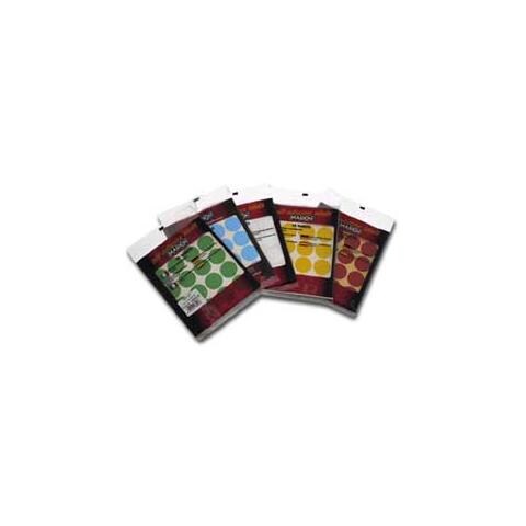 confezione da 25 pezzi - etichetta adesiva giallo tonda ø18mm (10fogli x 42etichette) - Foto 1