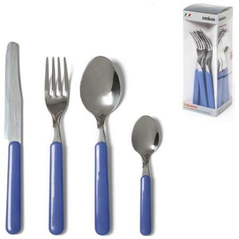 Set 24 Posate Fashion Azzurro - Foto 1